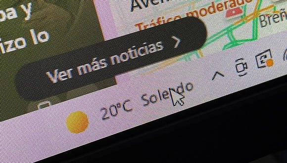 ¿Te apareció la barra del clima en Windows 10? Conoce cómo ocultarlo. (Foto: Depor)