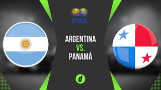 A qué hora juega Argentina vs. Panamá y qué canales de TV