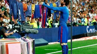 Los memes de Messi por su celebración al sacarse la camiseta en el Bernabéu