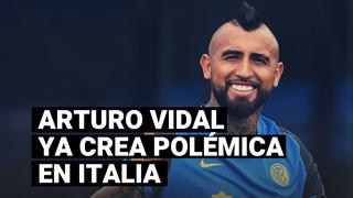La primera polémica de Arturo Vidal con los hinchas del Inter