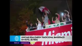 Hinchas peruanos arman la fiesta con ‘banderazo’ en Miami
