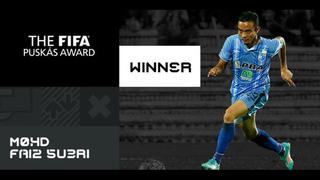 Premio Puskas FIFA 2016: Mohd Faiz Subri anotó el mejor gol del año