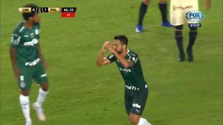 El palo salvó los cremas: Luan y el remate que casi es el 2-0 en el Universitario vs. Palmeiras