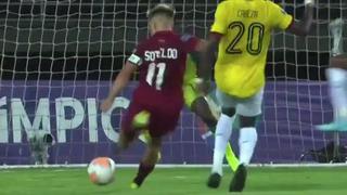 ¡Grítalo, ‘vinotinto’! Genial pase de Cásseres y golazo de Soteldo para el 1-0 de Venezuela ante Ecuador en el Preolímpico Sub 23