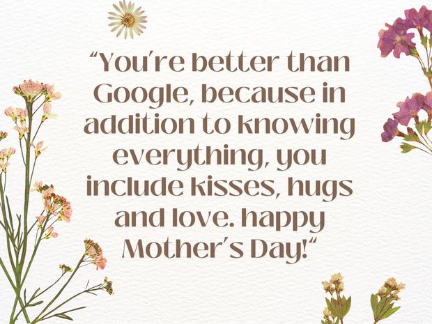 “You’re better than Google, because in addition to knowing everything, you include kisses, hugs and love. happy Mother’s Day!” | Photo by Canva / Depor Composition