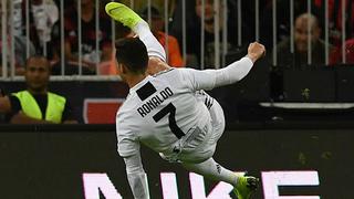 ¡Por poquito! Cristiano Ronaldo casi marca golazo de 'media tijera' ante AC Milan [VIDEO]