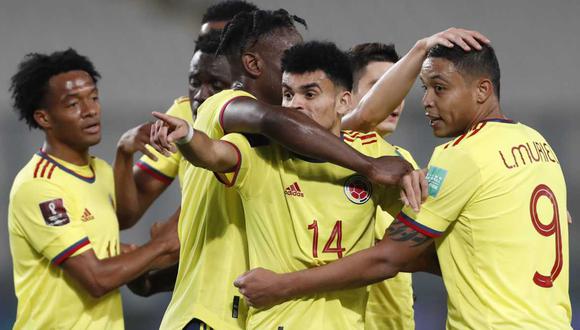 La Selección Colombia se ubica cuarta en las Eliminatorias para Qatar 2022 con 16 puntos. (Foto: Getty Images)