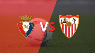Al comienzo del segundo tiempo Osasuna y Sevilla empatan 1-1
