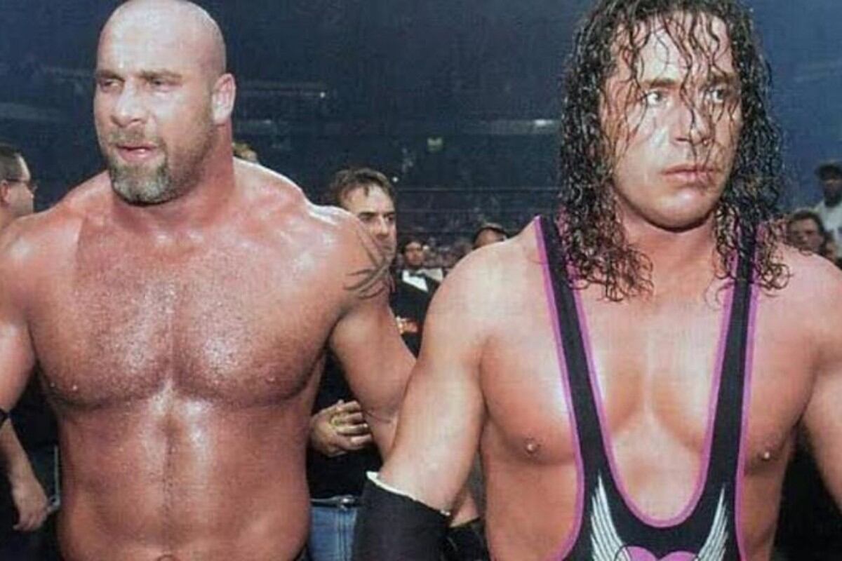Bret Hart y Goldberg se vieron las caras en el Starrcade 1999 de la WCW. (Foto: WWE)