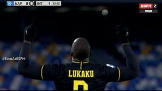 Lukaku en modo 'bestia’: arrancó desde su cancha y marcó el 1-0 del Inter vs Napoli por Serie A [VIDEO]