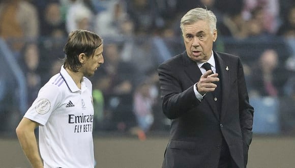 ¿Continuará Luka Modric en el Real Madrid? Carlo Ancelotti responde. (Foto: AFP)