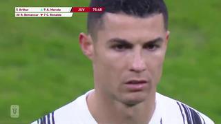 Cristiano Ronaldo y la rabieta al ser reemplazado en la Copa Italia [VIDEO]