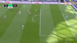 Clases de definición con Bale: el golazo del galés para su doblete y el 4-0 de Tottenham vs. Burnley [VIDEO]