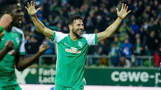 Claudio Pizzaro y el nuevo récord que obtuvo con la camiseta de Werder Bremen