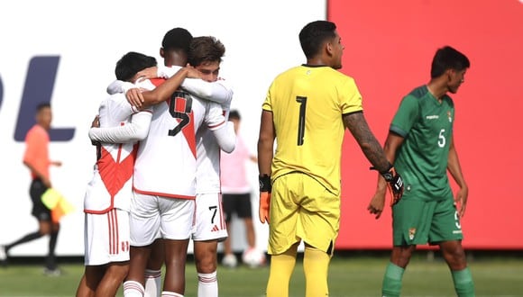 Perú goleó 4-0 a Bolivia en amistoso Sub 23 (Foto: FPF)