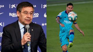 Calma las aguas: Josep Bartomeu afirma que Leo Messi desea continuar en el Barcelona 