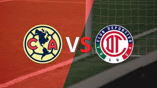 Comenzó el segundo tiempo y Club América está empatando con Toluca FC en el estadio Azteca