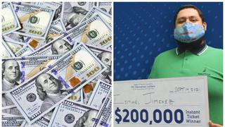 Joven de EEUU gana el premio mayor en la lotería y asegura que se lo dará todo a sus padres