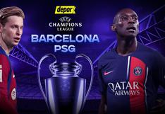 FC Barcelona vs. PSG EN VIVO vía ESPN y STAR: canales de TV