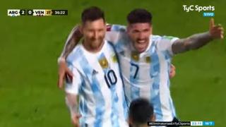 Explotó La Bombonera: golazo de Messi para el 3-0 de Argentina vs. Venezuela [VIDEO]