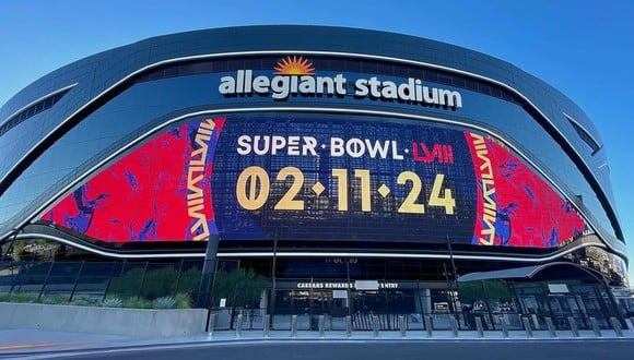Super Bowl se alista para una nueva edición en el Allegiant Stadium. (Foto: NFL)