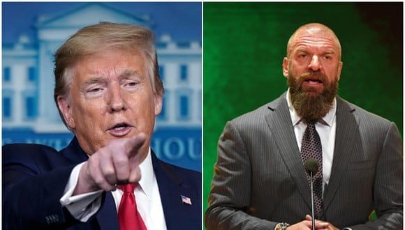Triple H recibió los saludos de Donald Trump por sus 25 años en WWE. (Getty Images)