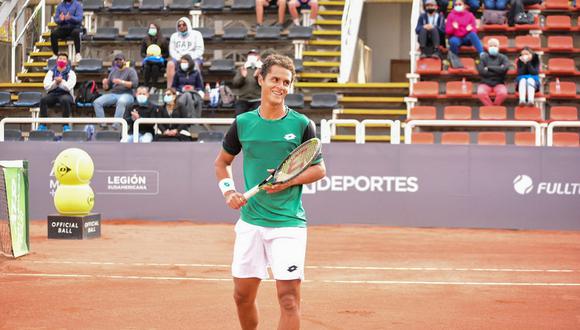 Juan Pablo Varillas clasificó a cuartos de final del ATP Challenger de Santiago III. (Foto: Legión Sudamericana)