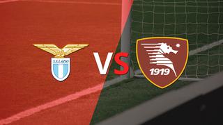 Termina el primer tiempo con una victoria para Lazio vs Salernitana por 2-0