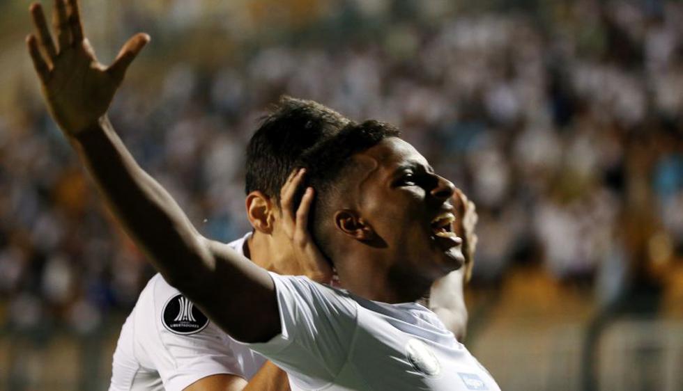 Santos derrotó 3-1 a Nacional por la Copa Libertadores 2018. (Reuters/AP)
