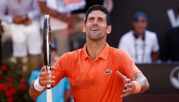 Novak Djokovic ganó el título del Masters 1000 de Roma. (Foto: Reuters)