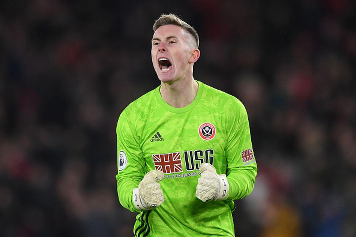 Dean Henderson pelearía el titularato en Manchester United con De Gea. (Foto: Getty Images)