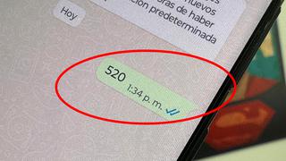 ¿Qué significa el número 520 en tus conversaciones de WhatsApp?