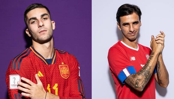 España vs. Costa Rica por el Mundial Qatar 2022. (Getty Images)