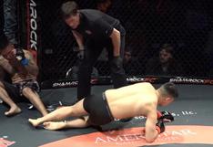 Increíble: pelea de MMA termina en un insólito doble nocaut (VIDEO)