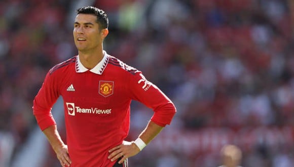 Cristiano Ronaldo ‘huyó’ del estadio tras ser cambiado en el Manchester United vs. Rayo Vallecano. (Foto: Getty Images)
