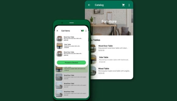 WhatsApp podría ser el futuro de las compras digitales al integrar nuevas herramientas como el catálogo de ventas. (Foto: WhatsApp)