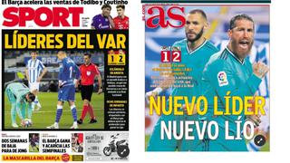 “Líderes del VAR”: las portadas de la prensa internacional tras el polémico triunfo de Real Madrid