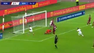 Otra vez: Gianluca Lapadula anotó gol en Serie A tras fallar penal en el duelo Roma-Benevento [VIDEO]