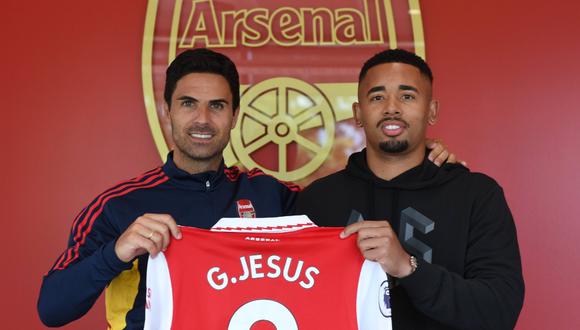 Gabriel Jesús firmó contrato con el Arsenal hasta el 2027. (Foto: Arsenal)