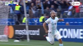 ¡Invente, Leo, invente! 'Pincelada' de Messi y golazo de Agüero para el 1-0 de Argentina contra Chile [VIDEO]