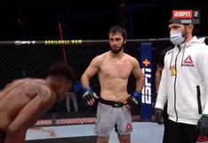 El gesto de respeto de Hakeem Dawodu a Khabib tras vencer a su compañero de equipo en el UFC 253 [VIDEO]