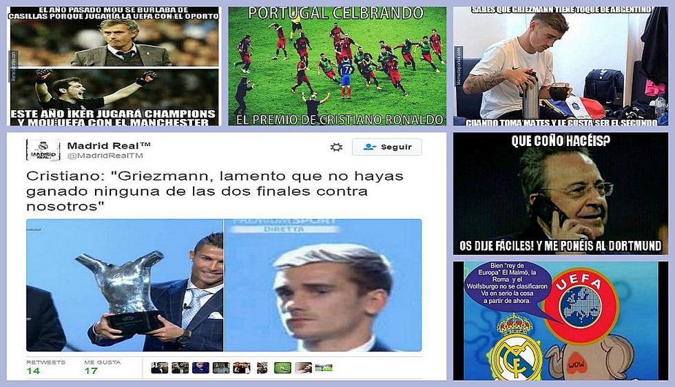 Antoine Griezmann y los memes que dejó el sorteo de la Champions League.