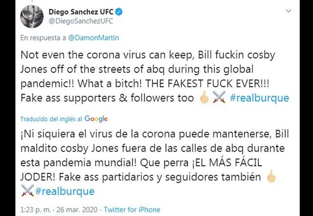 La reacción de los peleadores de UFC ante el nuevo arresto de Jon Jones. (Twitter)