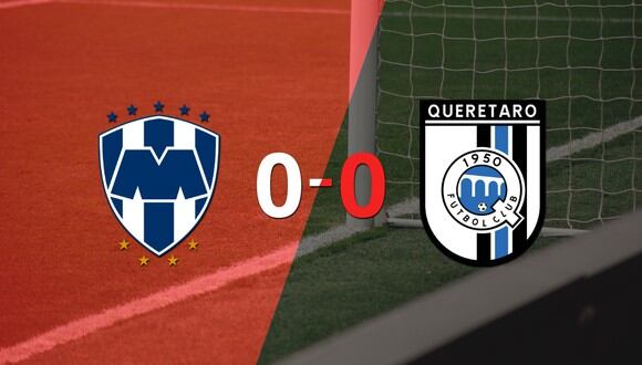 Sin goles, CF Monterrey y Querétaro igualaron el partido