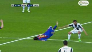 Casi se rompe la cara: Messi chocó con Pjanic y tuvo una durísima caída ante Juventus [VIDEO]