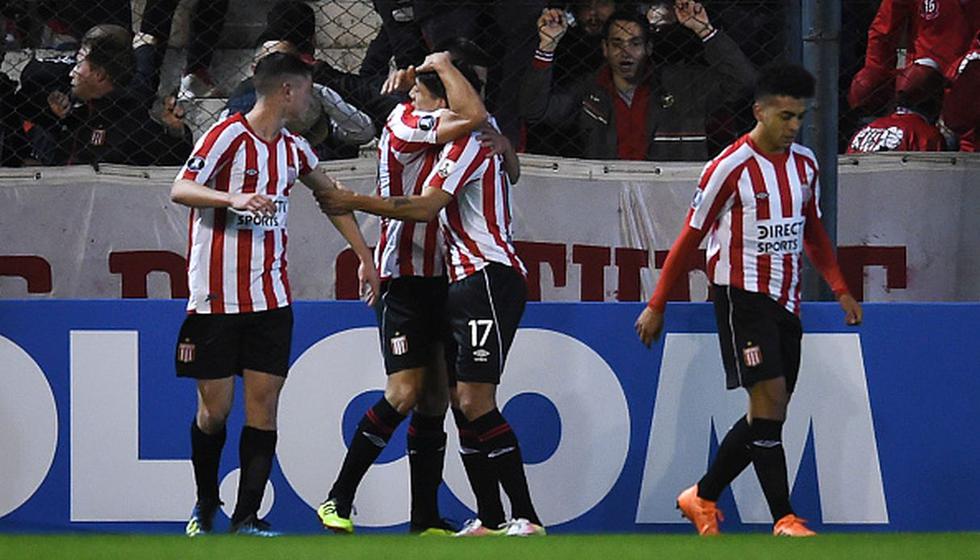 Estudiantes La Plata venció 2-1 a Gremio por la ida de octavos de final del la Copa Libertadores 2018. (Getty Images)