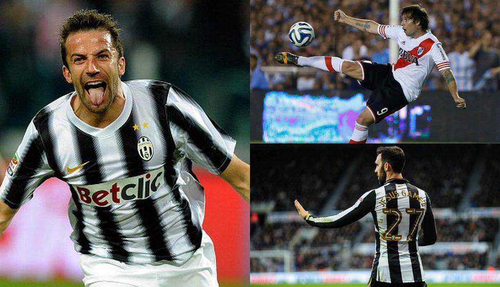 Estos son algunos de las figuras que pasaron por segunda división, incluido Del Piero. (Getty Images)