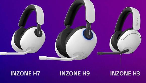 Sony lanza los nuevos Sony Inzone H9, H7 y H3, audífonos para potenciar experiencia gamer. (Foto: Sony)