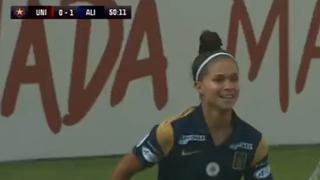Alianza Lima aumenta la ventaja: Adriana Lúcar marca el 2-0 sobre Universitario [VIDEO]