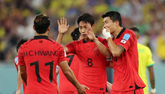 Paik Seung-ho marcó el descuento de Corea del Sur ante Brasil. (Foto: Getty Images)